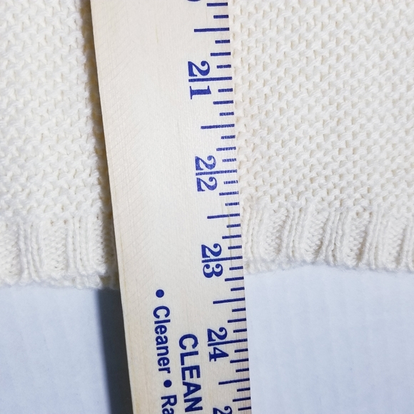 PINK ROSE CREAM SWEATER SIZE MEDIUM - Picture 6 of 16